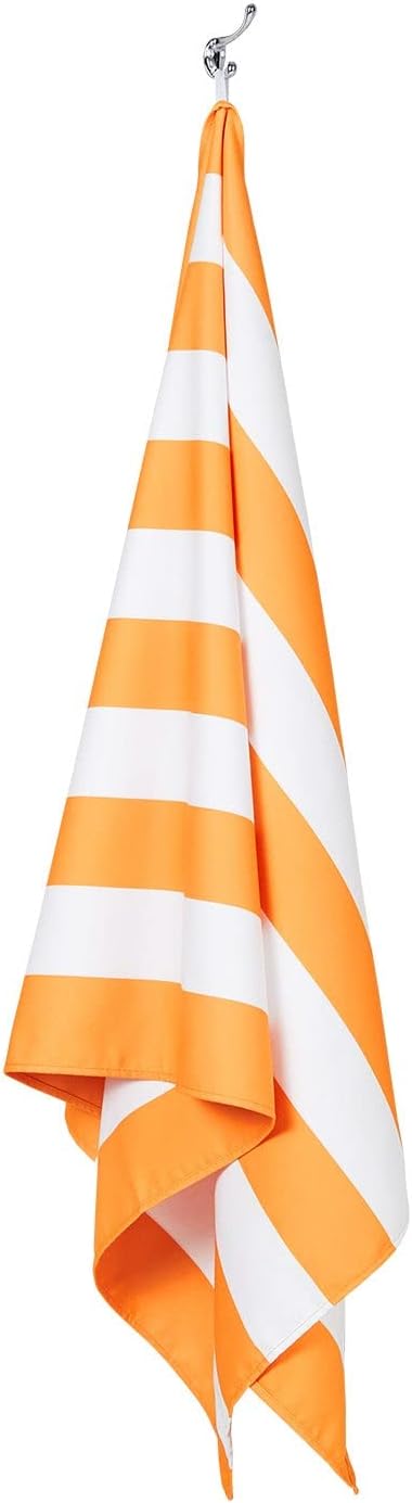 Dock & Bay Beach Towel - Quick Dry, Sand Free - Compact, Lightweight - 100% Recycled - Includes Bag - Cabana - Ipanema Orange - Extra Large (200x90cm, 78x35) - Image 7