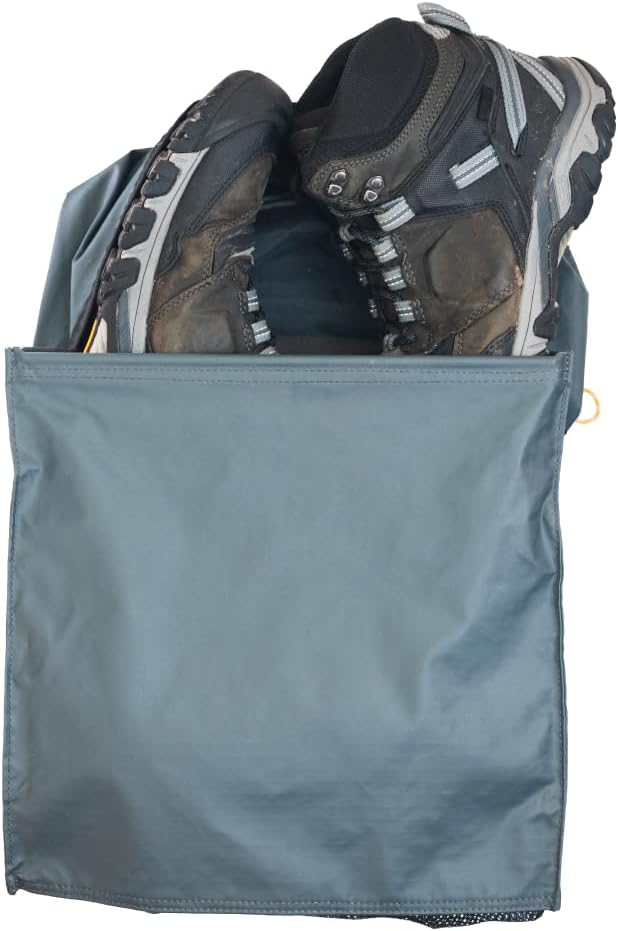 LUNO Magnetic Gear and Shoe Storage Bag - Water resistant, Magnetic Attachment, Quick-Dry Mesh Bottom | Quick and Easy Install | Great for Shoes, Gear, or Trash While Camping by Luno