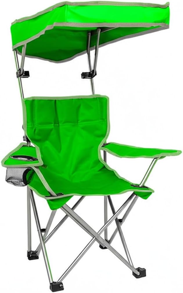 Plexon Assorted Kid’s Folding Chair with Canopy – Children’s Outdoor Chair with Sunshade, Cup Holder & Storage Bag – Random Color Received - Image 4