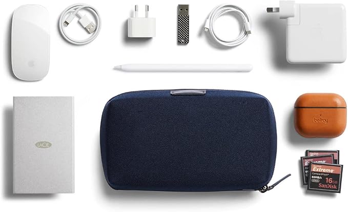 Bellroy Tech Kit (Tech Accessories Organizer Pouch, Zipper Closure Design, Stores Power Bank, Phone Charger, Cables & More, Internal) - Image 6