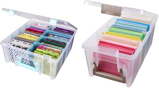 ArtBin Super Satchel Double Deep with Dividers and Semi Satchel with Dividers | Art & Craft Storage by Unknown