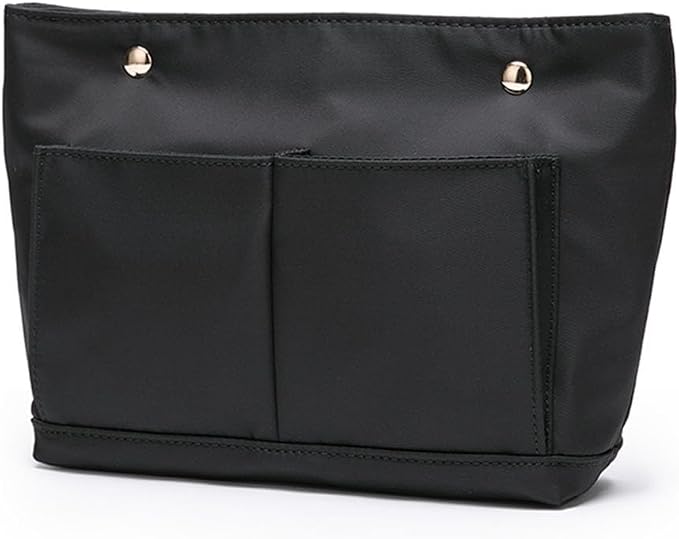 Lightweight Handbag Organizers Insert with Multiple Pockets Handbag Organizer for Storage and Organization Cosmetic Bag (Nylon-black,S) by YONBEN