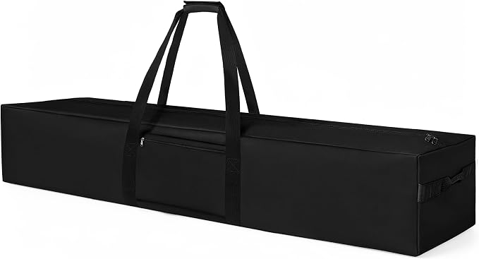 COOLBEBE 83" x 16" x 12" Extra Large Tent Storage Bag - 260L Heavy Duty Waterproof Duffle Bag for Tent Poles, Canopy, Hammock, Tripod, Fishing Gear, Sports Equipment & Outdoor Moving, Black - Image 9