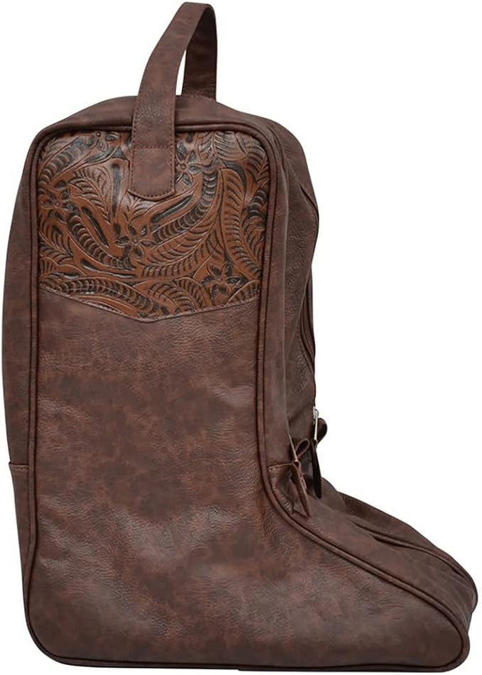 Justin Brown Boot Bag Brown 13.75in x 8in x 17.25in by Unknown
