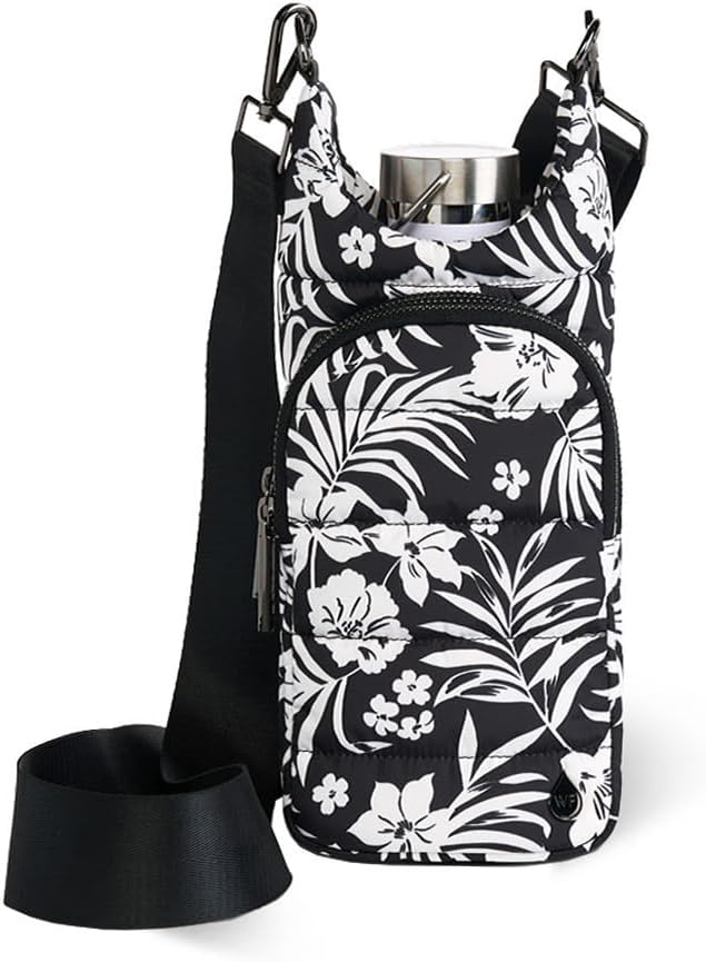WanderFull® Original HydroBag®, Fits Up to 32 oz Water Bottle Holder with Strap, Gift for Women, Hands-Free Crossbody, Water Bottle Carrier Bag with Phone Pocket by WanderFull
