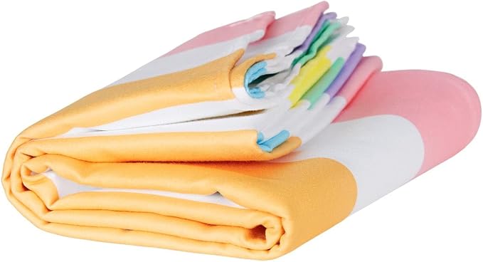 Dock & Bay Beach Towel - Quick Dry, Sand Free - Compact, Lightweight - 100% Recycled - Includes Bag - Summer - Unicorn Waves - Extra Large (200x90cm, 78x35) - Image 7