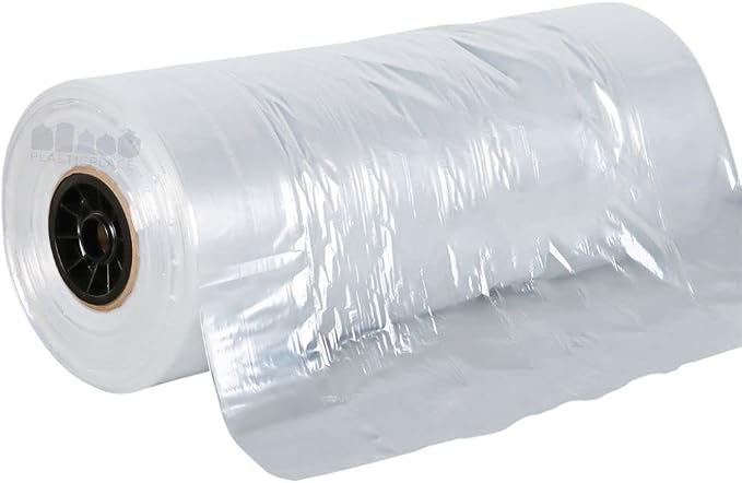 Plasticplace 0.65 Mil Garment Dry Cleaners Plastic Pants Bag, 21” x 7” x 30”, Clear, 577 Count - Image 2