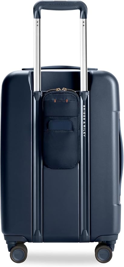 Briggs & Riley Essential 22 Inch Carry-On Expandable Spinner - Expandable Hardside Carry-On Luggage with CX Compression Technology - TSA Lock - Spinner Wheels - Sympatico Collection - Navy - Image 9