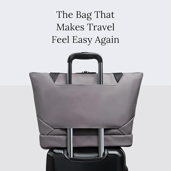 Knack Expandable Laptop Tote Alloy Gray - Image 6