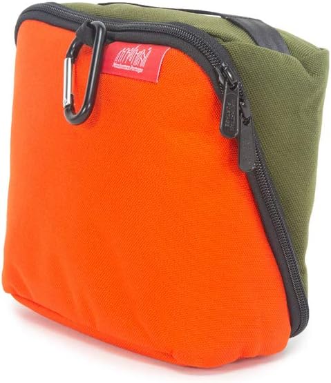Manhattan Portage Newtown Toiletry Case Water Resistant Made with1000D Cordura For Everyday Use (Orange/Olive) by ManhattanPortage