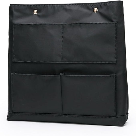 Lightweight Handbag Organizers Insert with Multiple Pockets - Handbag Organizer for Storage and Organization, Cosmetic Bag (Nylon-black,L) by YONBEN