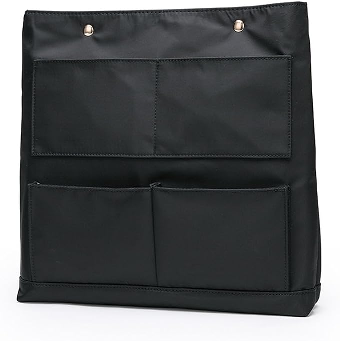 Lightweight Handbag Organizers Insert with Multiple Pockets - Handbag Organizer for Storage and Organization, Cosmetic Bag (Nylon-black,L) - Image 9