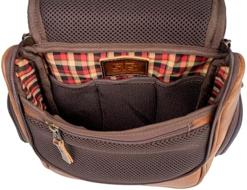 STS Ranchwear Men's Tucson Hanging Shave Kit, Multi-Pocket Genuine Leather Travel Toiletry Dopp Kit Organizer Bag, STS30310 - Image 5