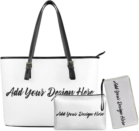 Women Purse Handbags Wallet Sets Leather Shoulder Tote Bag for Women,Top Handle Purse with Wrist Wallet Bag by Unknown