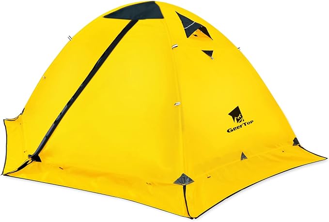 GEERTOP Ultralight 2 Person Backpacking Tent 4 Season Waterproof Camping Tent Double Layer Cold Weather Easy Set Up Tents for Family Camp, Hiking, Hunting Outdoor Mountaineering Travel by GEERTOP