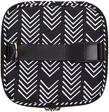 Sarah Wells Cold Gold Breastmilk Cooler with Ice Pack (Black & White) | Fully-Lined Insulated Interior, Fits 4-6 Bottles, Zippered Lid, Great for Workdays, Travel & Pumping Days, Machine Washable - Image 5