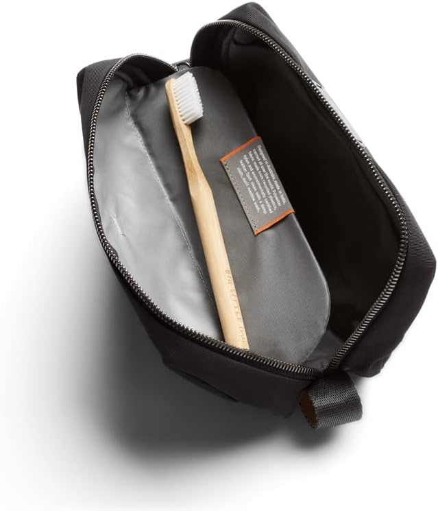 Bellroy Toiletry Kit (Unisex Toiletry Bag, Zipper Closure, Water-Resistant Lining, Toothbrush Sleeve with Magnetic Closure, Internal Mesh Pocket Organization) -Bronze - Image 3