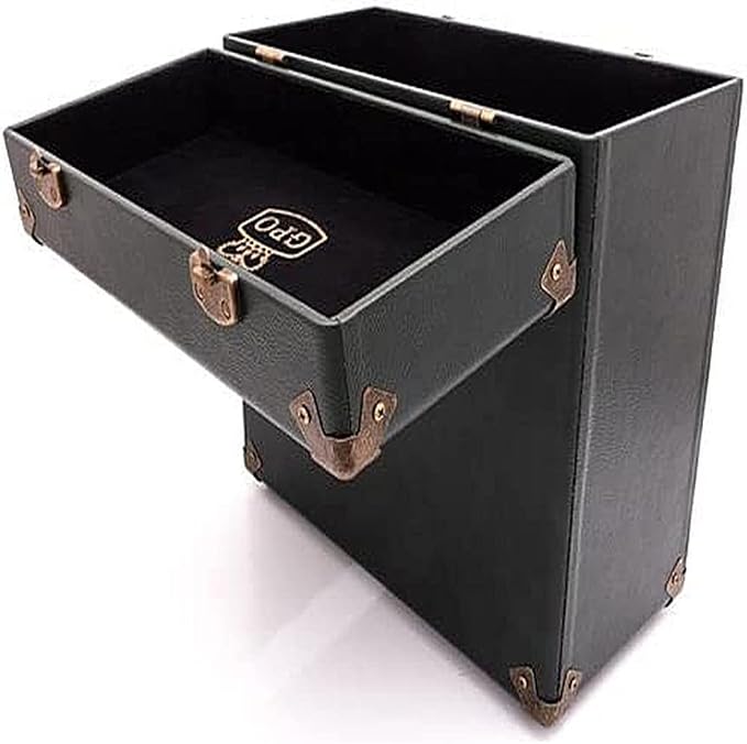 GPO Portable Retro Style Carry Case for LPs, Albums and 12Inch Vinyl Records (Holds 30 Albums) by Protlex
