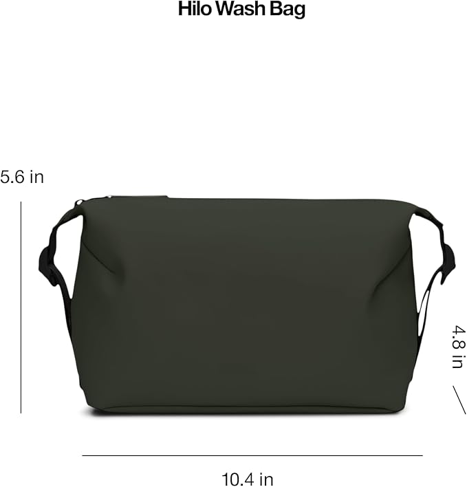 RAINS Weekend Wash Bag – Waterproof Toiletry, Makeup Kit Organizer, 1.2 gal | Waterproof toiletry bag, men & women; 4 L, coated zip, side compression buckles, Accessories, Cosmetics, Travel Essentials, - Image 6