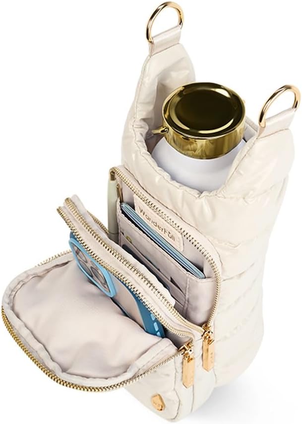 WanderFull® Original HydroBag®, Fits Up to 32 oz Water Bottle Holder with Strap, Gift for Women, Hands-Free Crossbody, Water Bottle Carrier Bag with Phone Pocket - Image 3