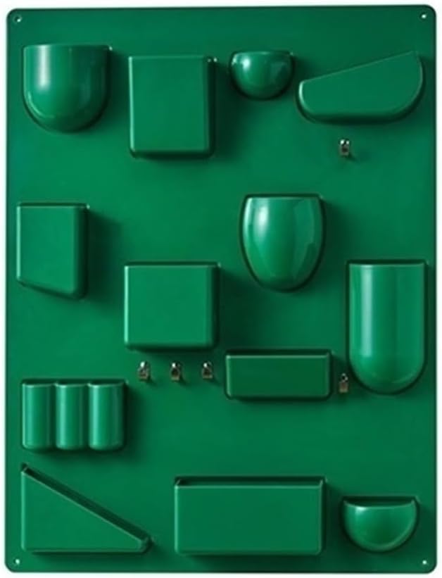 Wall Rack, Floationg Storage Desktop Pen Holder, Multi-Purpose Wall Shelf with Decoration, Suitable for Living Room, Bedroom and Study(Green) by Unknown