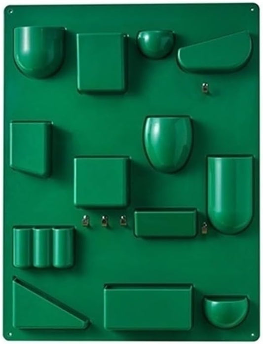 Wall Rack, Floationg Storage Desktop Pen Holder, Multi-Purpose Wall Shelf with Decoration, Suitable for Living Room, Bedroom and Study(Green) by Unknown