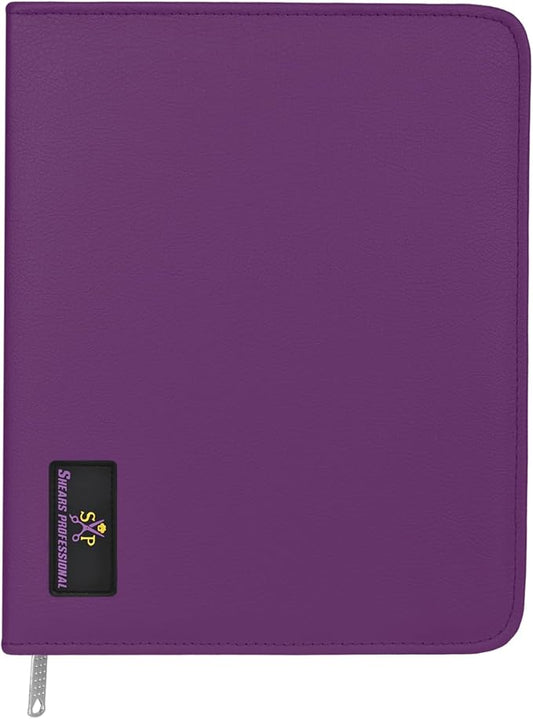 Case Holds 10 Grooming or Beauty Shears (PURPLE) by ShearsProfessional