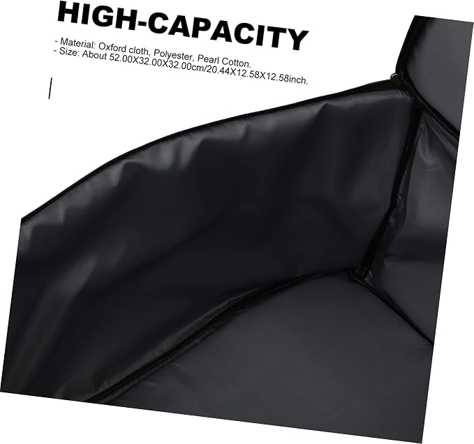 Milisten Waterproof Cajon Drum Backpack Bag Padded Full Size Cajon Carry Case with Adjustable Shoulder Straps and Soft Handles Durable Oxford Cloth Drum Storage for Travel and Gigs - Image 7