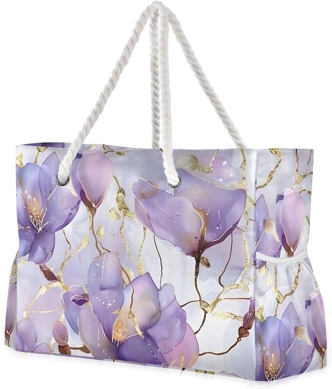 senya Large Beach Bags Totes Swim Canvas Tote Shoulder Bag Water Resistant Bags for Gym Travel Daily by senya