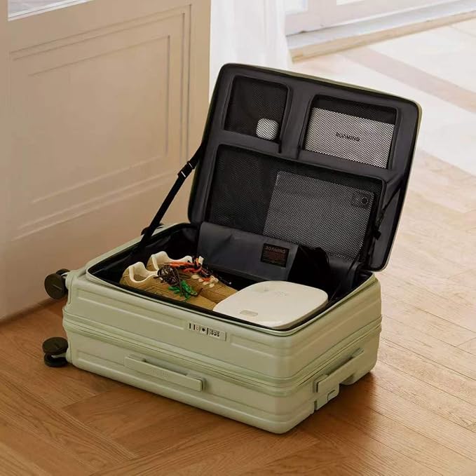 ROAMING Grace Expandable Carry On Luggage Airline Approved, 20 Inch Hardside Carry On Suitcase with Wheels, Travel Harshell Spinner Small Luggage with Tsa Lock, Jade cyan, 20-Inch Carry-On - Image 2