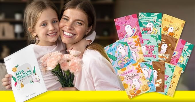 ZealSea Face Masks Skincare, Facial Masks for Women Skin Care, Sheet Masks Beauty with Natural Ingredients, Birthday Party Spa Gift for Kids Teens Girls, Hydrate and Soothe for All Skin Types 14 Pack