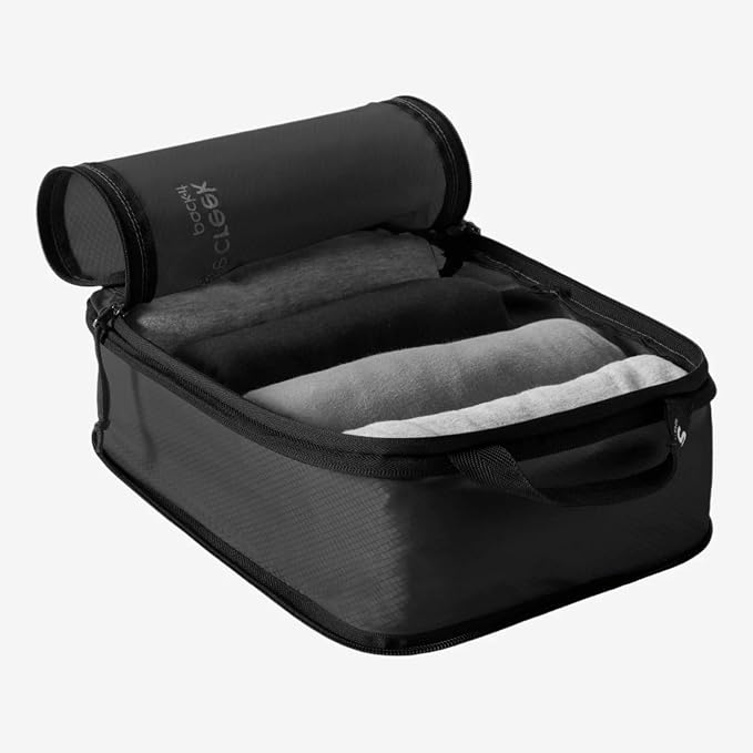 Eagle Creek Pack-It Isolate Carry-On Set - Compact Compression Cube Set for Optimizing Luggage Space - Convenient Top Handle - Internal Storage Divider - Water-Resistant - Washable - Black - Image 7