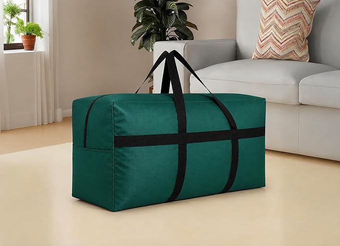 DoYiKe Extra Large Storage Duffle Bag, Duffel Bag for Travel Green 100L - Image 8