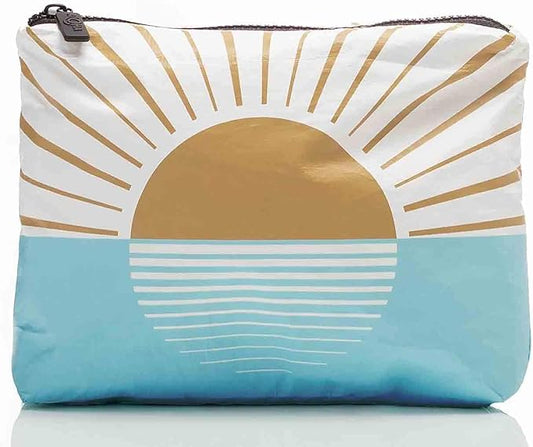 ALOHA Collection Small Pouch | Lightweight, Packable, and Splash-Proof Makeup Pouch | Easy to Clean by ALOHACollection