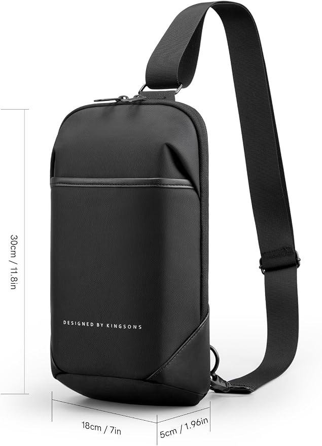 VGOAL Small Crossbody Bag Sling Bag for Men Women Waterproof Chest Pack with Anti Theft Pocket, Casual Daily Daypack Shoulder Bag for Running Travel Cycling Hiking - Image 2