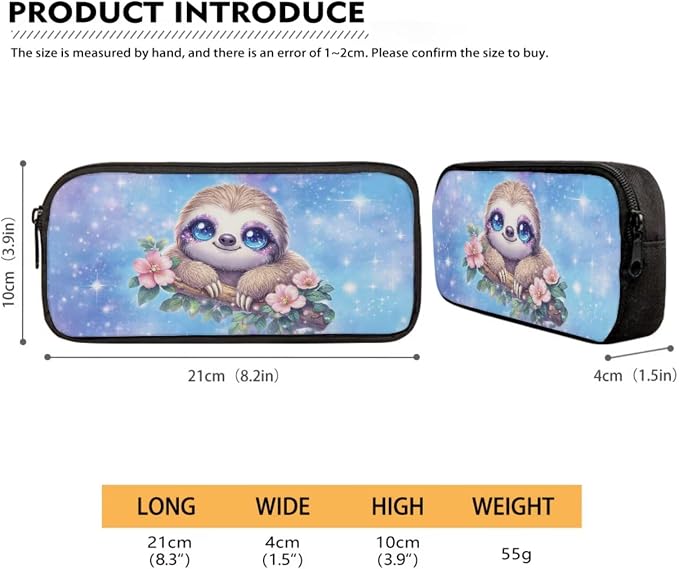 Forchrinse Cute Sloth Backpack for Girls 4-6 6-8 10-12 Kids School Bag with Lunch Box Pencil Case Elementary Preschool Kindergartener Middle School Bookbag Daypack - Image 6