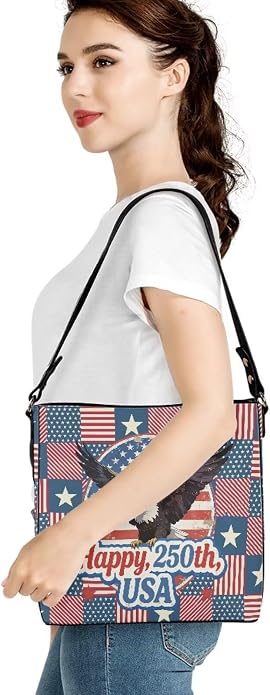 HUGS IDEA Boho Bags for Women Leather Handbag Shoulder Bucket Crossbody Purse - Image 6