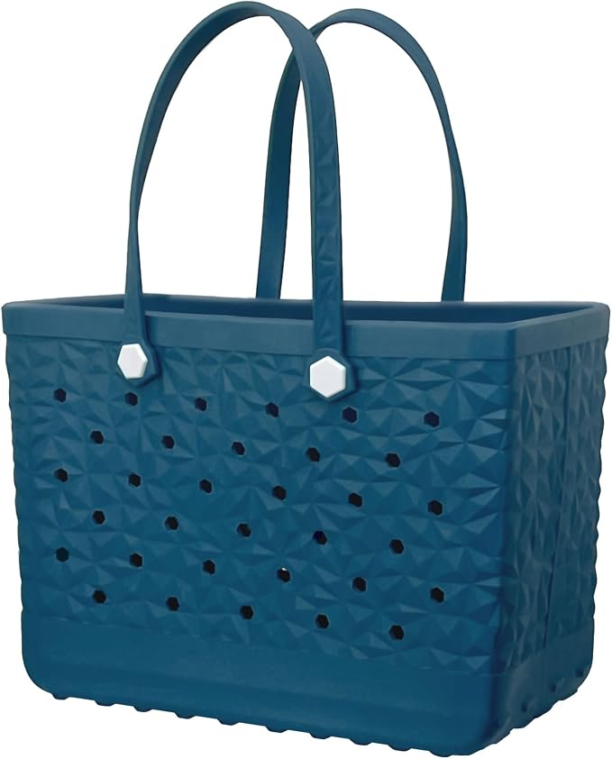 Rubber Beach Tote Bag Waterproof Tip-Proof Outdoor Tote Bag for the Beach Boat Pool Sports by Unknown