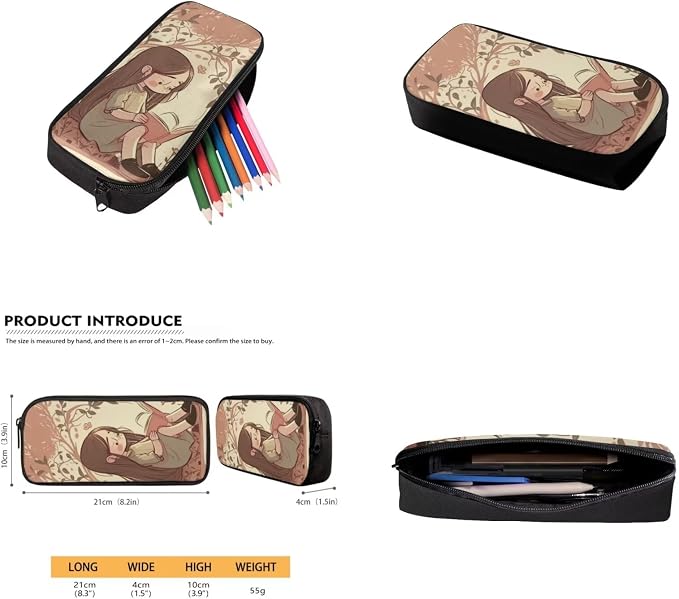 Girls Backpack with Lunch Box Water Bottle Holder and Soft Pencil Case 4PCS Set Bookbag with Front Pocket for School 17 inch Large Capacity School Bag for Elementary Girls Kids School Supplies - Image 5
