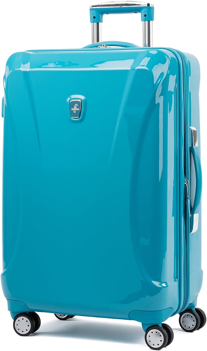 Atlantic Luggage Ultra Lite 4 Hardside, 24-Inch Expandable Spinner (Turquoise Blue) by Unknown