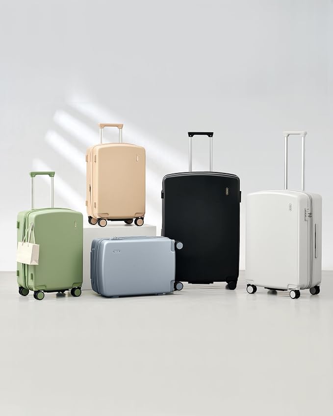 Hanke Expandable Luggage Sets 2 Piece, 20 Inch and 28 Inch Luggage Sets with Spinner Wheels, Durable PC Hard Shell Rolling Suitcase with TSA Lock for Travel (20/28 Inch, Smoke White) - Image 11