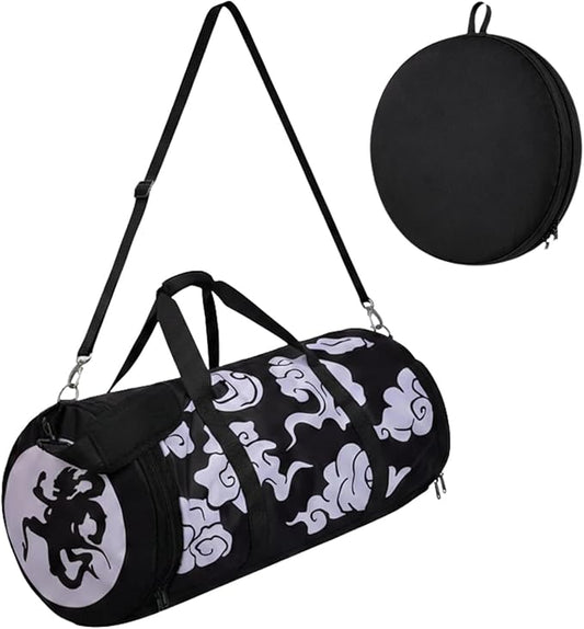 Large Capacity Waterproof Duffel Bag for Women & Men, Travel Gym Sports Bag with Shoe Compartment, Expandable Weekender Carry On for Fitness, Camping & Outdoor Use (OP GR 5) by CrownLimitedSupply