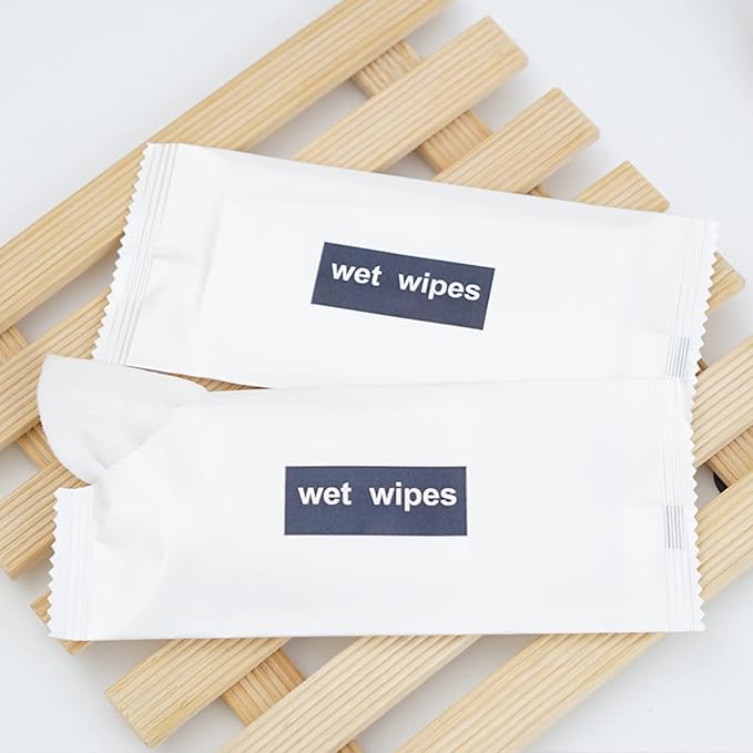 Wet Napkins Individually Wrapped,Wet Wipes Individually Wrapped 500 Pack,Quick Hand Cleaning, Hand Wet Wipes Restaurant,Party Barbecue, Homeless Care Package