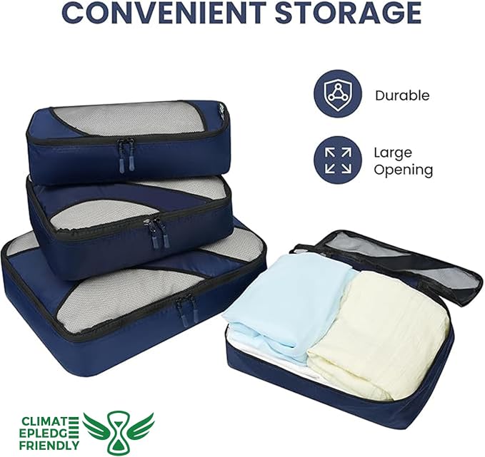 BAGAIL 6 Set Packing Cubes,Travel Luggage Packing Organizers - Image 4