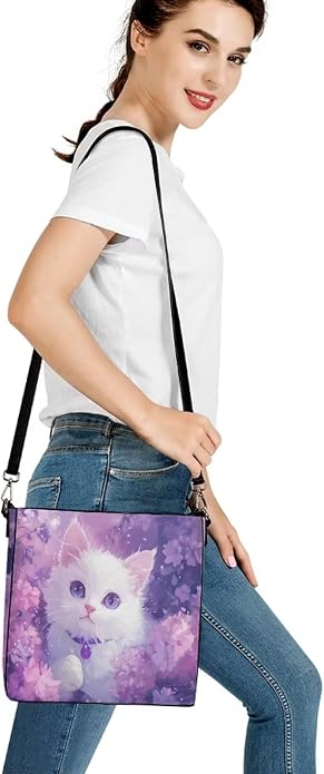 HUGS IDEA Boho Bags for Women Leather Handbag Shoulder Bucket Crossbody Purse - Image 4