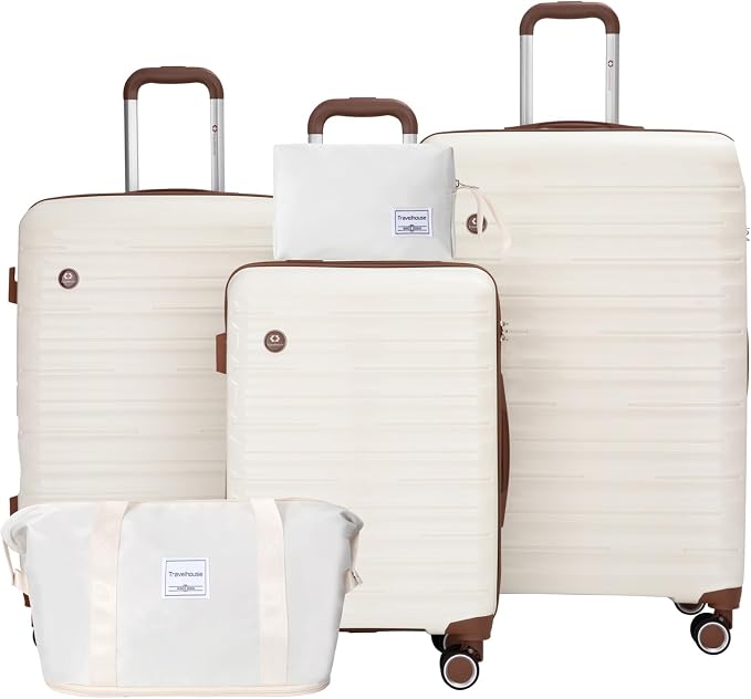 Luggage Sets 3 Piece,Suitcases with Double Spinner Wheels and TSA Lock,Hardcase 3 set Luggage with Travel Duffle Bag,Carry On Luggage Set by Unknown
