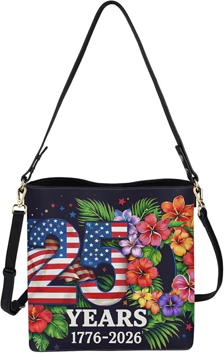 HUGS IDEA Boho Bags for Women Leather Handbag Shoulder Bucket Crossbody Purse - Image 5