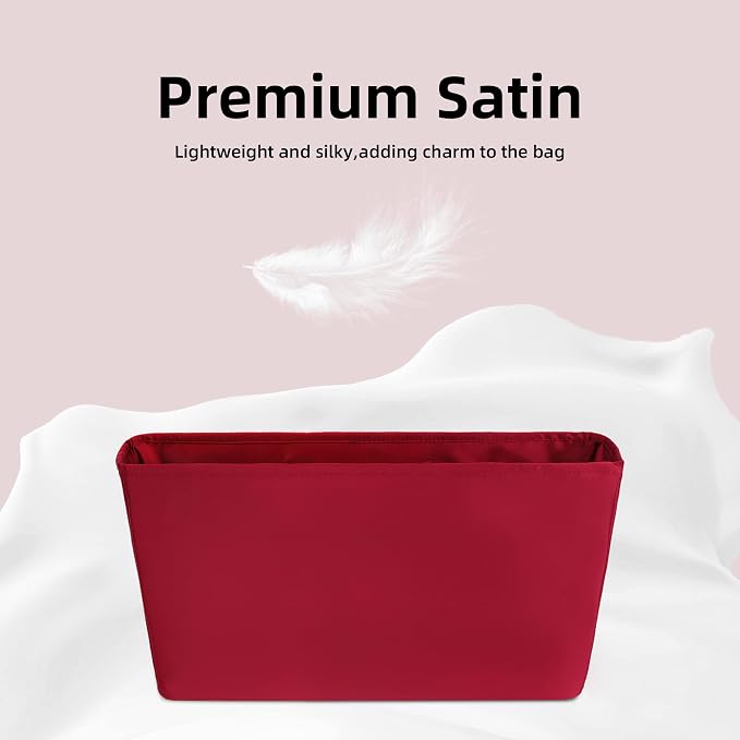 DGAZ Purse Organizer Insert Fits Neverfull-Bags，Silk Bag Organizer，Luxury Handbag & Tote Shaper（GM） - Image 3