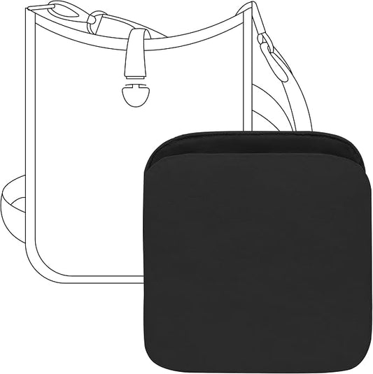 Purse Organizer Insert for HERMES Evelyne 16 Handbag,Custom Fit Inside Premium Matte Black Lightweight WaterResistant Tote Bag Insert by FANJIProject