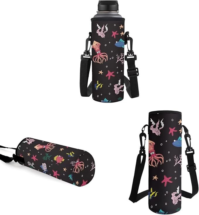 Kids School Backpack for Boys, Cartoon Sea Animal Car School Bags with Side Pockets and Reusable Lunch Box Bag Pencil Case Water Bottle Sleeve Set Teens Bookbag - Image 5